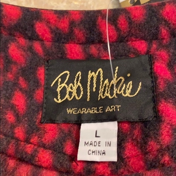 Bob Mackie Wearable Art zip Up Jacket - Picture 4 of 8
